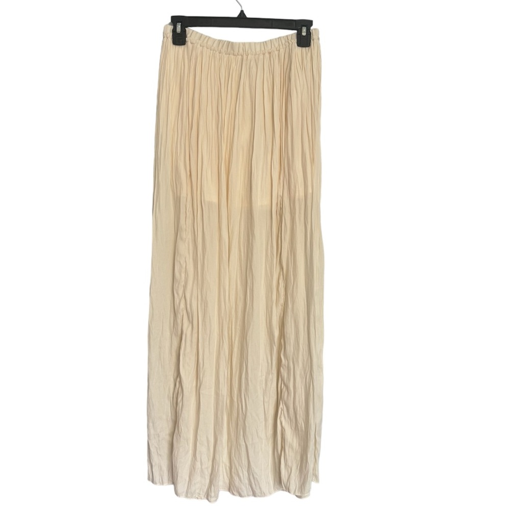 Forever 21 contemporary semi sheer maxi skirt